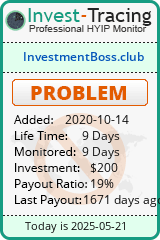 Monitored by Invest-Tracing.com HYIP Monitor-Invest-Tracing.com