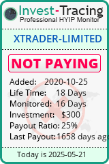 Monitored by Invest-Tracing.com HYIP Monitor-Invest-Tracing.com