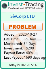 Monitored by Invest-Tracing.com HYIP Monitor-Invest-Tracing.com