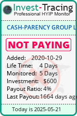 Monitored by Invest-Tracing.com HYIP Monitor-Invest-Tracing.com