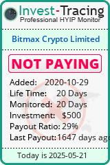 Monitored by Invest-Tracing.com HYIP Monitor-Invest-Tracing.com