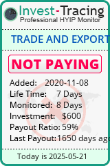 Monitored by Invest-Tracing.com HYIP Monitor-Invest-Tracing.com