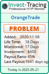 Monitored by Invest-Tracing.com HYIP Monitor-Invest-Tracing.com