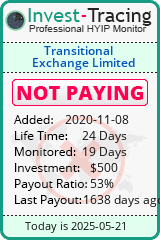 Monitored by Invest-Tracing.com HYIP Monitor-Invest-Tracing.com