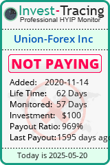 Monitored by Invest-Tracing.com HYIP Monitor-Invest-Tracing.com