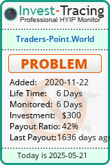Monitored by Invest-Tracing.com HYIP Monitor-Invest-Tracing.com