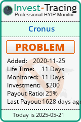 Monitored by Invest-Tracing.com HYIP Monitor-Invest-Tracing.com