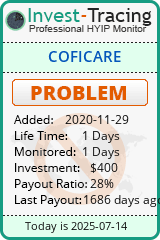 Monitored by Invest-Tracing.com HYIP Monitor-Invest-Tracing.com