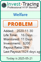 Monitored by Invest-Tracing.com HYIP Monitor-Invest-Tracing.com