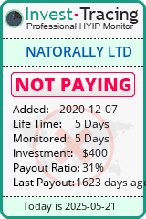 Monitored by Invest-Tracing.com HYIP Monitor-Invest-Tracing.com