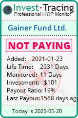 Monitored by Invest-Tracing.com HYIP Monitor-Invest-Tracing.com