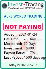 Monitored by Invest-Tracing.com HYIP Monitor-Invest-Tracing.com