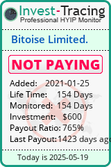 Monitored by Invest-Tracing.com HYIP Monitor-Invest-Tracing.com