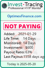 Monitored by Invest-Tracing.com HYIP Monitor-Invest-Tracing.com