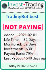 Monitored by Invest-Tracing.com HYIP Monitor-Invest-Tracing.com