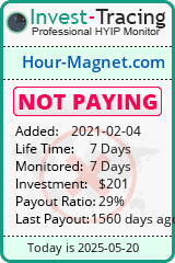 Monitored by Invest-Tracing.com HYIP Monitor-Invest-Tracing.com