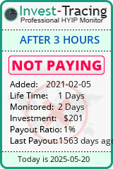 Monitored by Invest-Tracing.com HYIP Monitor-Invest-Tracing.com