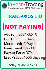Monitored by Invest-Tracing.com HYIP Monitor-Invest-Tracing.com