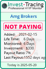 Monitored by Invest-Tracing.com HYIP Monitor-Invest-Tracing.com