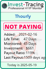 Monitored by Invest-Tracing.com HYIP Monitor-Invest-Tracing.com