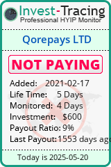Monitored by Invest-Tracing.com HYIP Monitor-Invest-Tracing.com