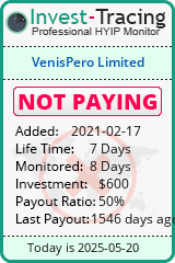 Monitored by Invest-Tracing.com HYIP Monitor-Invest-Tracing.com
