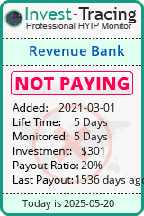 Monitored by Invest-Tracing.com HYIP Monitor-Invest-Tracing.com