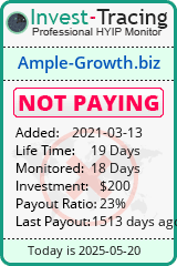 Monitored by Invest-Tracing.com HYIP Monitor-Invest-Tracing.com