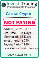 Monitored by Invest-Tracing.com HYIP Monitor-Invest-Tracing.com