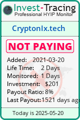 Monitored by Invest-Tracing.com HYIP Monitor-Invest-Tracing.com