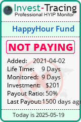 Monitored by Invest-Tracing.com HYIP Monitor-Invest-Tracing.com