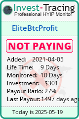 Monitored by Invest-Tracing.com HYIP Monitor-Invest-Tracing.com