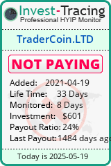 Monitored by Invest-Tracing.com HYIP Monitor-Invest-Tracing.com