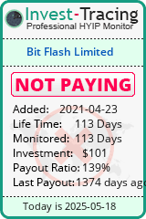 Monitored by Invest-Tracing.com HYIP Monitor-Invest-Tracing.com