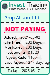 Monitored by Invest-Tracing.com HYIP Monitor-Invest-Tracing.com