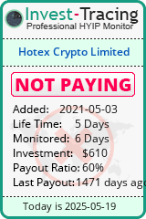 Monitored by Invest-Tracing.com HYIP Monitor-Invest-Tracing.com