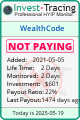 Monitored by Invest-Tracing.com HYIP Monitor-Invest-Tracing.com