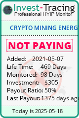 Monitored by Invest-Tracing.com HYIP Monitor-Invest-Tracing.com