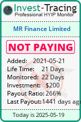 Monitored by Invest-Tracing.com HYIP Monitor-Invest-Tracing.com