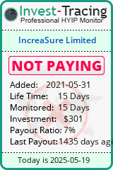 Monitored by Invest-Tracing.com HYIP Monitor-Invest-Tracing.com