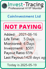 Monitored by Invest-Tracing.com HYIP Monitor-Invest-Tracing.com