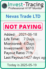 Monitored by Invest-Tracing.com HYIP Monitor-Invest-Tracing.com