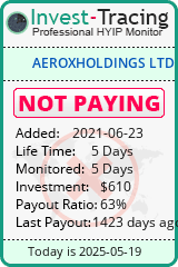 Monitored by Invest-Tracing.com HYIP Monitor-Invest-Tracing.com