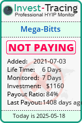 Monitored by Invest-Tracing.com HYIP Monitor-Invest-Tracing.com