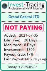 Monitored by Invest-Tracing.com HYIP Monitor-Invest-Tracing.com