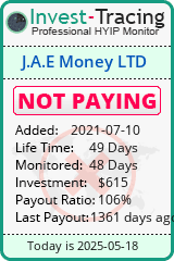 Monitored by Invest-Tracing.com HYIP Monitor-Invest-Tracing.com