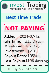 Monitored by Invest-Tracing.com HYIP Monitor-Invest-Tracing.com