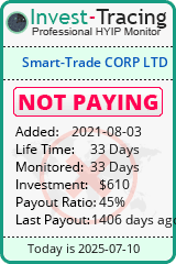 Monitored by Invest-Tracing.com HYIP Monitor-Invest-Tracing.com