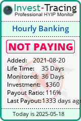 Monitored by Invest-Tracing.com HYIP Monitor-Invest-Tracing.com