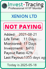 Monitored by Invest-Tracing.com HYIP Monitor-Invest-Tracing.com